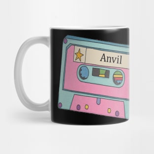 Vintage Cassette Tape Anvil Mug